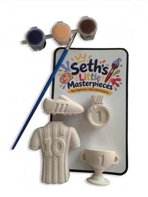 Handcrafted fantasy and unicorn figurines for kids to paint
